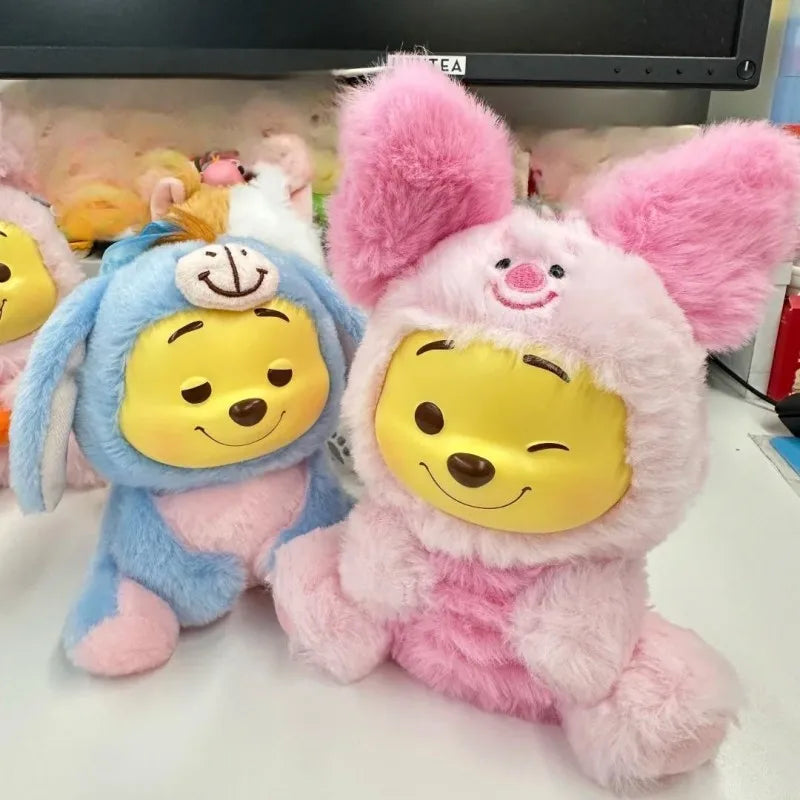 Disney Winnie the Pooh Vinyl Blind Box – Naughty Party Pooh Bear Mystery Pendant Toy, Cute Surprise Doll Gift