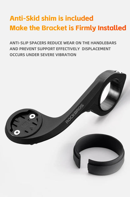 ROCKBROS Light Bracket – Nylon Bicycle Code Table Holder for Mountain & Road Bikes, Sports Camera & Lamp Extension Base