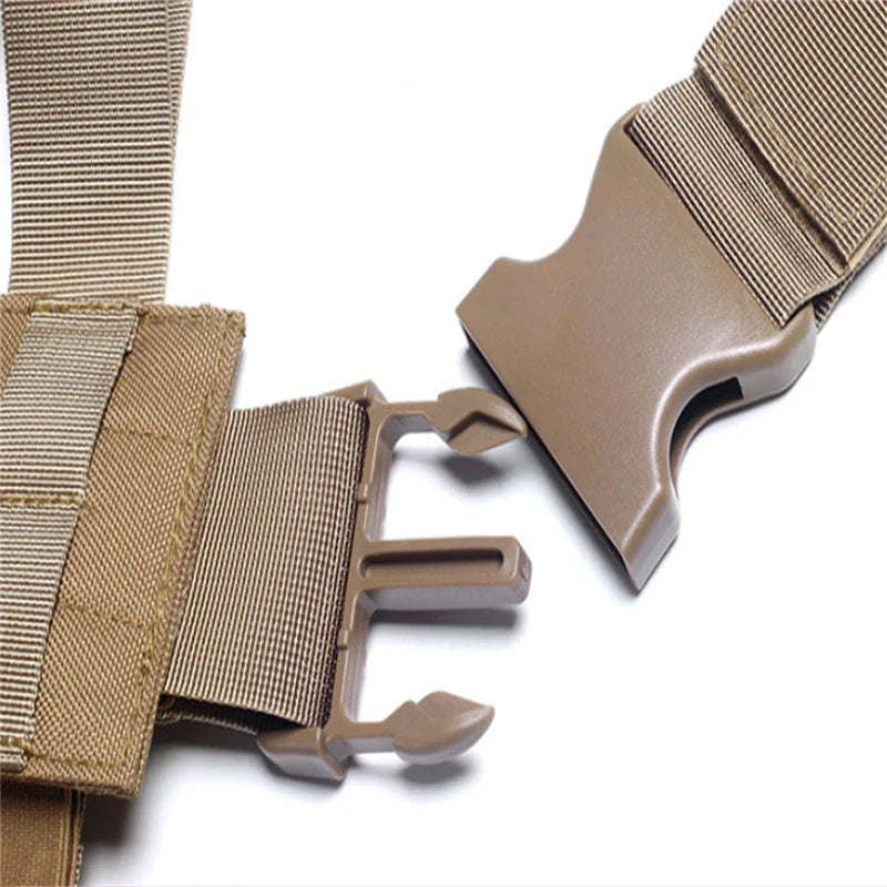 Universal Drop Leg Holster - MOLLE Thigh Platform for Hunting & Paintball with Adjustable Straps