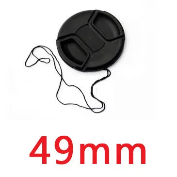 Camera Lens Cap Holder Cover — Fits Canon, Nikon, Sony, Olympus, Fuji, Lumix (37-95mm)