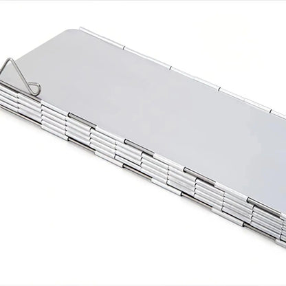 Aluminum Alloy Wind Screen - Outdoor Camping Gas Stove Wind Shield for Picnic Cooking Burner, Windproof Screen (8/9/10 Plates)