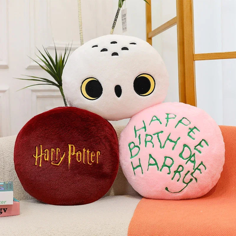 Hedwig Plush Doll - 40cm Cute Wizarding Owl Stuffed Pillow & Bag Pendant Gift