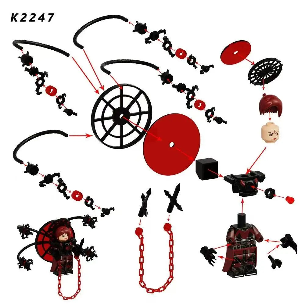 2025 KDL844 Toilet Man Mini Puzzle – Cartoon Bricks Action Figure Building Blocks Toy Gift