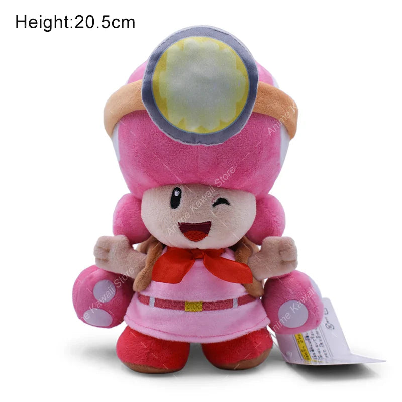 Mario Plush Toy Set – Princess Peach, Daisy, Toadette, Rosalina & Pauline Stuffed Dolls for Birthday Gifts