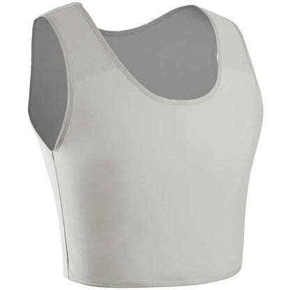XUJI Transgender FTM Half Chest Binder – Breathable Tomboy Chest Compression for Comfort