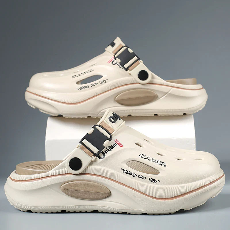 Classic Summer Men’s Clogs – Breathable EVA Garden Shoes, Outdoor Beach Slides & Home Sandals