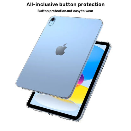 Ultra Thin Transparent Silicone Case for iPad Mini 6, 5, 4 – Soft Protective Cover for 8.3” & 7.9” (2021 & 2019 Models)