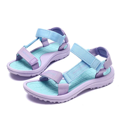 Kids Breathable Summer Sandals – Boys & Girls Open-Toe Sport Beach Shoes | Comfortable Outdoor Walking Sandals Size 30–38