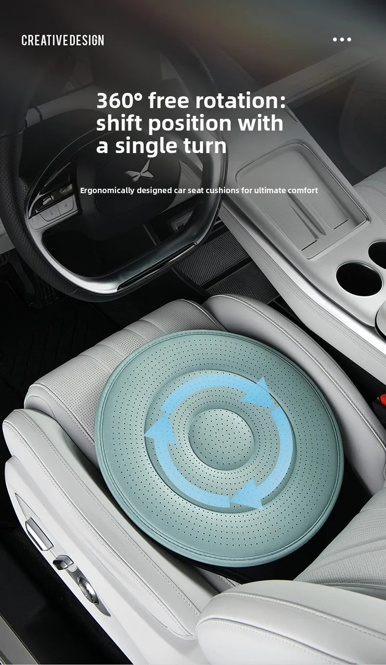 360° Swivel Car Seat Cushion - Rotating Mobility Aid Pad for Car, Truck & SUV