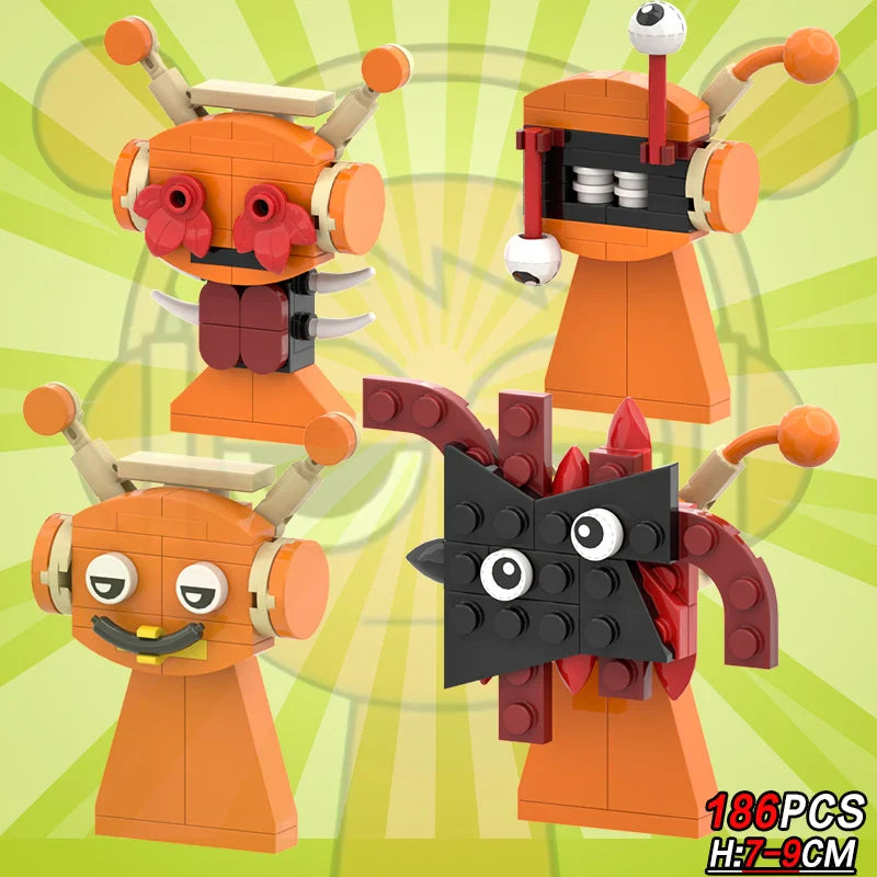 New Moc Incredibox Sprunki Building Blocks Toy – Horror Anime Music Game Gift for Birthday & Christmas   2/2