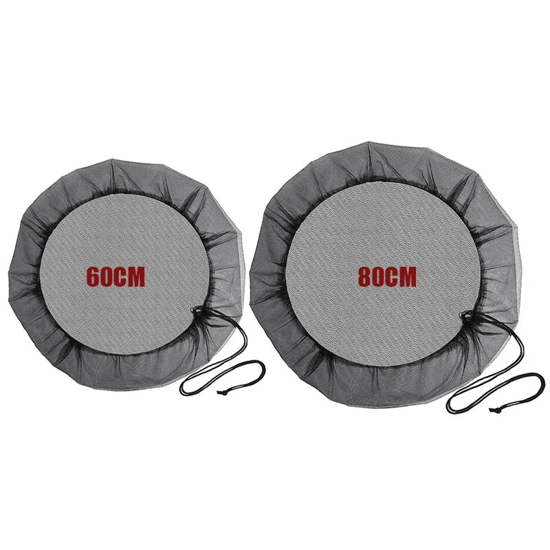 Mesh Cover Netting for Rain Barrels - Water Collection Buckets Cover, Tank Protection Lid Rain Collect Tool, Garden Supplies