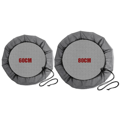 Mesh Cover Netting for Rain Barrels - Water Collection Buckets Cover, Tank Protection Lid Rain Collect Tool, Garden Supplies