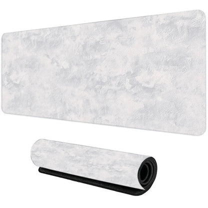 Gray Texture XXL Gaming Mouse Pad – Large 90x40cm Rubber Anti-Slip Desk Mat for Computer Office and Gaming