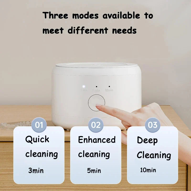 Xiaomi MIJIA Electric Braces & Retainer Cleaning Box – Multifunctional Denture & Jewelry Cleaner, Orthodontic Care Machine