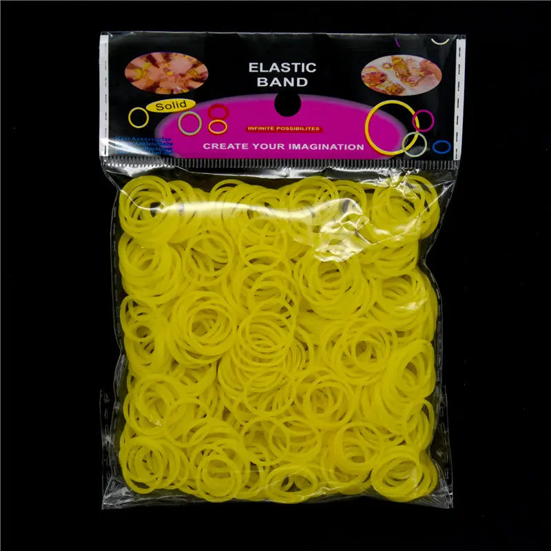 Pantone Color Rainbow Rubber Bands for Loom Bracelets – Western European Style DIY Arts & Crafts Kit