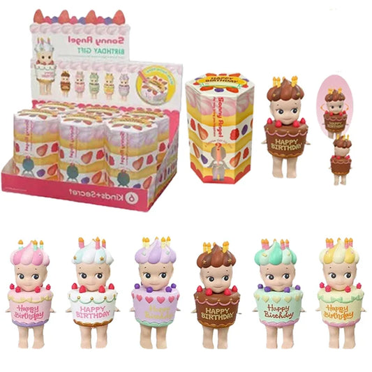 Sonny Angel Hippers Blind Box — Cute Birthday Cake Series Mini Anime Character Doll Collectible Gift