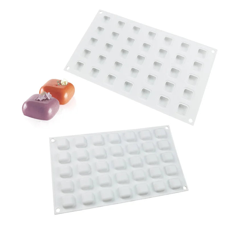 35-Cell Silicone Candy & Chocolate Mold — Jelly, Cake, Ice Cube & Dessert Baking Tool