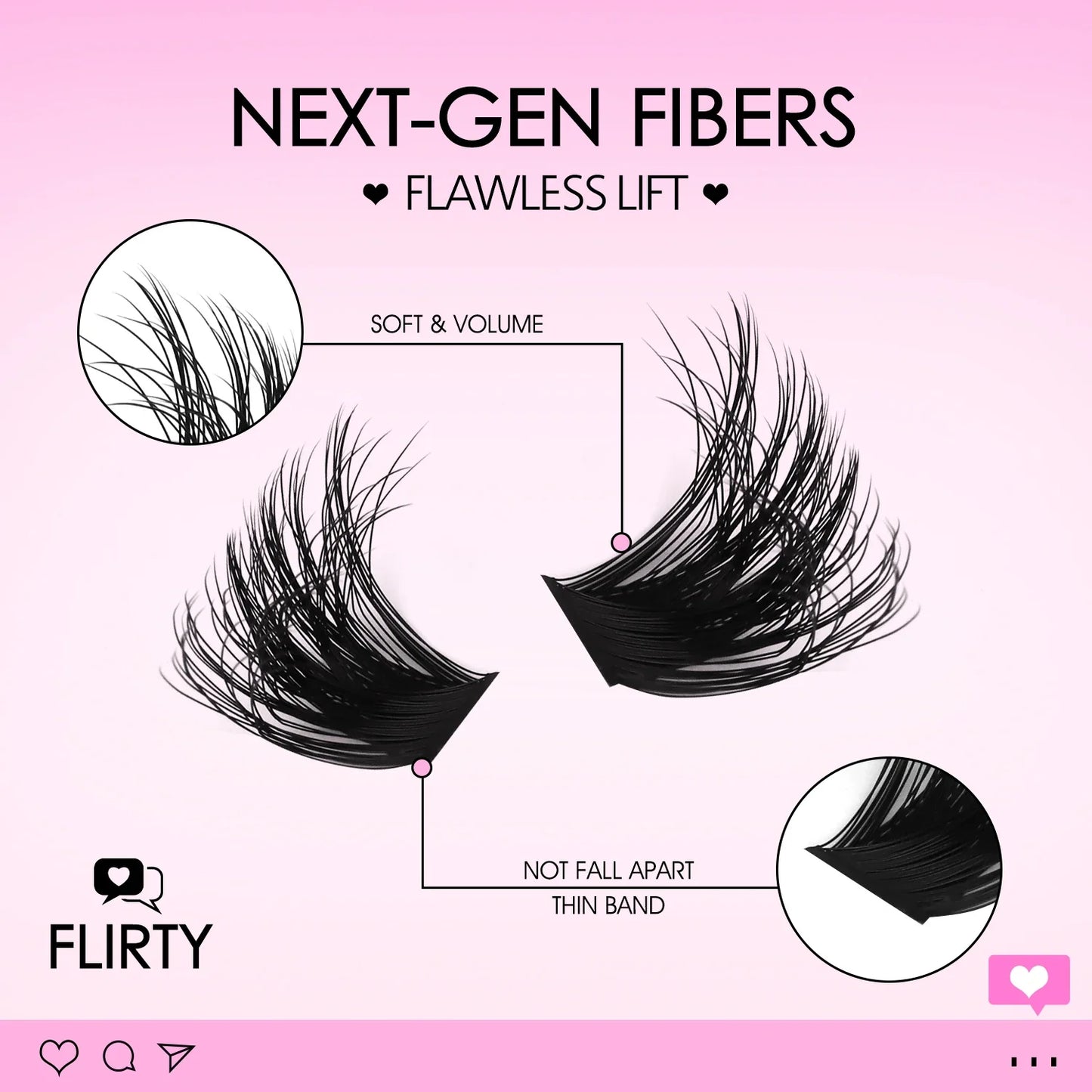 WOSHEER DIY Eyelash Cluster Kit – Faux Mink Lash Extensions with Bond, Seal & Remover for Natural Thick Individual Lashes