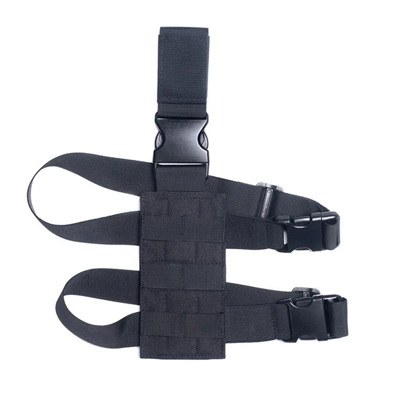 Universal Drop Leg Holster - MOLLE Thigh Platform for Hunting & Paintball with Adjustable Straps