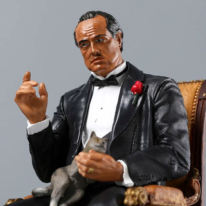 The Godfather Vito Corleone 6" Model Figure — Collectible Doll for Decoration, Toys & Holiday Gift