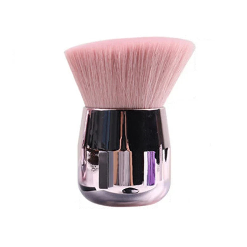 Professional Mushroom Nail Brush - Round Gel Dust Cleaning Brush for Manicure & Makeup
