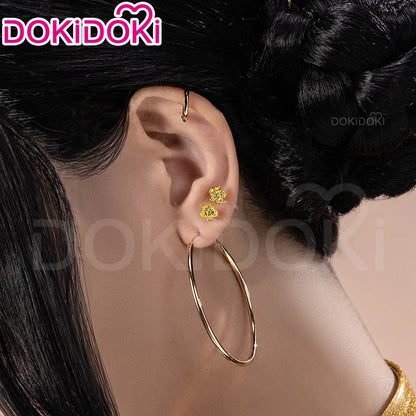 Rumii Miraa Zoeyy Cosplay Earrings — DokiDoki Metal Headwear for Halloween & Costume Accessories