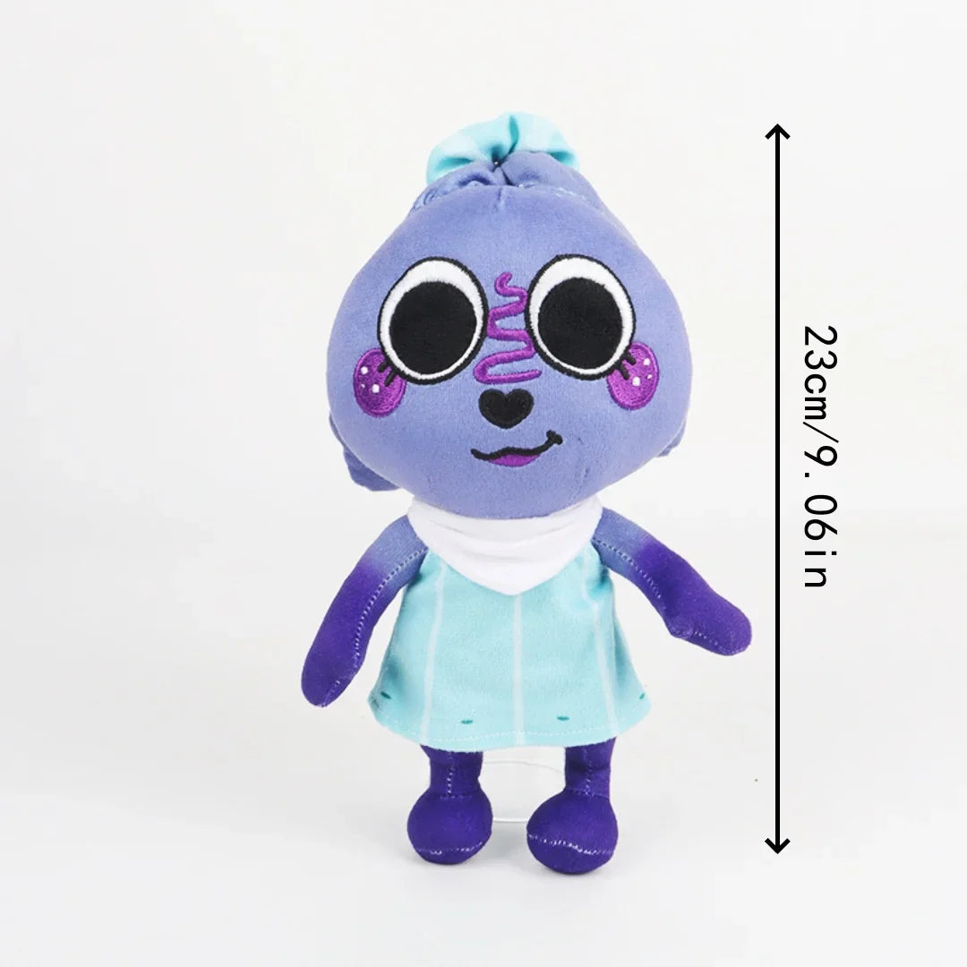 Kawaii Dandy's World Plush Toys – Twisted Eggson Painted Pattern Game Peripheral for Kids, Birthday & Xmas Gift