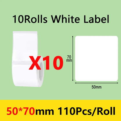 Niimbot B21/B1/B203 Mini Bluetooth Thermal Printer – Waterproof Oil-Resistant Label Maker with Adhesive Sticker Paper for Office Use