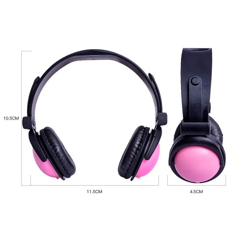 Miniature Doll Headphones for Blythe & Qbaby — Big Head Diandian Decorative Accessory (Non-Functional)