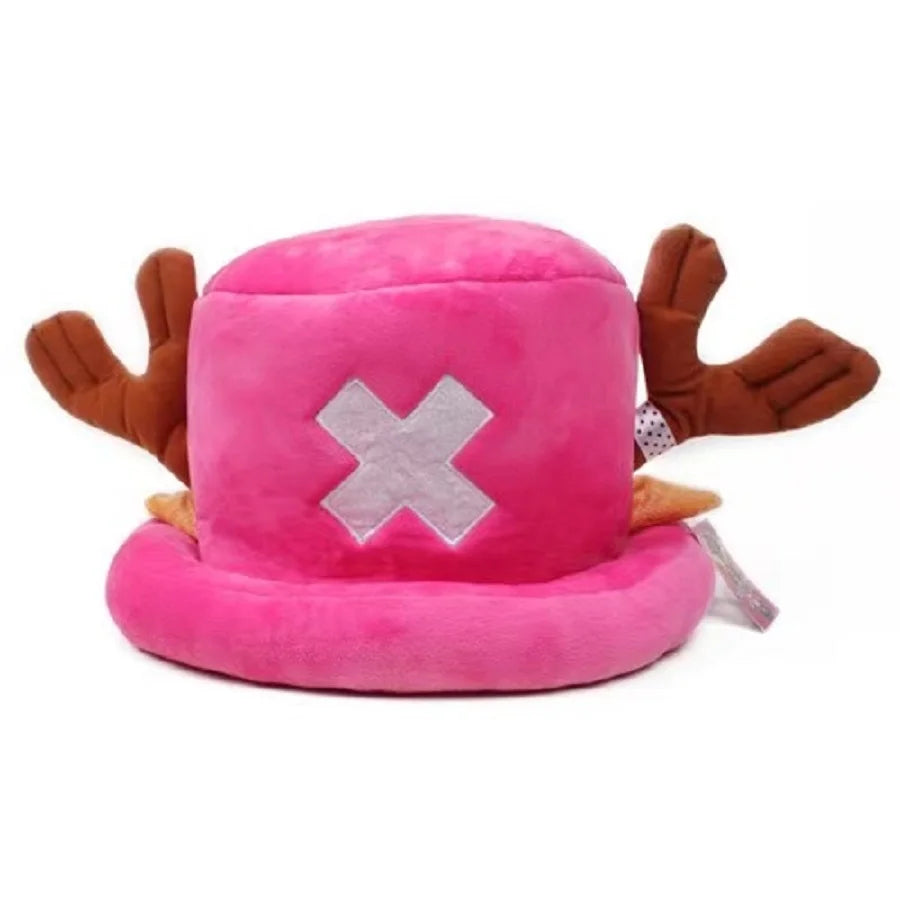 Anime Tony Tony Chopper Plush Hat – Unisex Trafalgar Cap for Cosplay, Outdoor & Party Accessories
