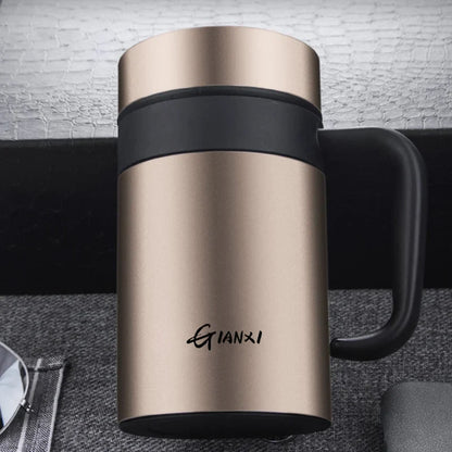 Large Capacity Stainless Steel Vacuum Flask Heat Preservation Insulated Household Cup