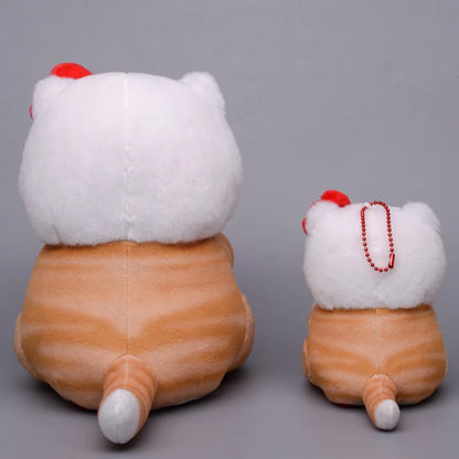 12/20cm Kawaii Shark Cat Plush Toy — Sanrio Co-Branded Ugly Fish Kuromi, Melody & Cinnamoroll Keychain Gift for Kids