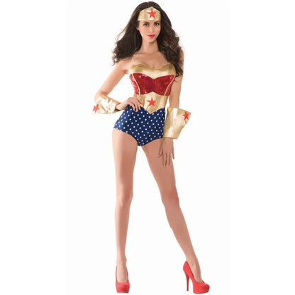 Sexy Women’s Halloween Cosplay Costume – Super Warrior Fancy Dress for Carnival & Party