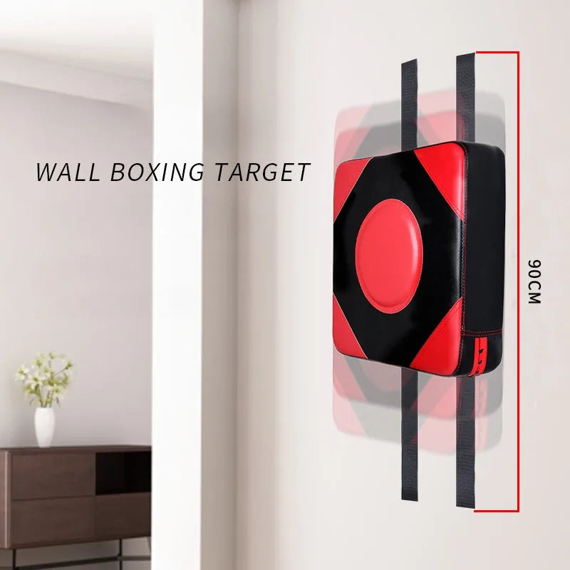 PU Leather Boxing Target: Adult and Children Fitness Wall Target - Taekwondo Training Sandbags - Punching Bag Training Equipment