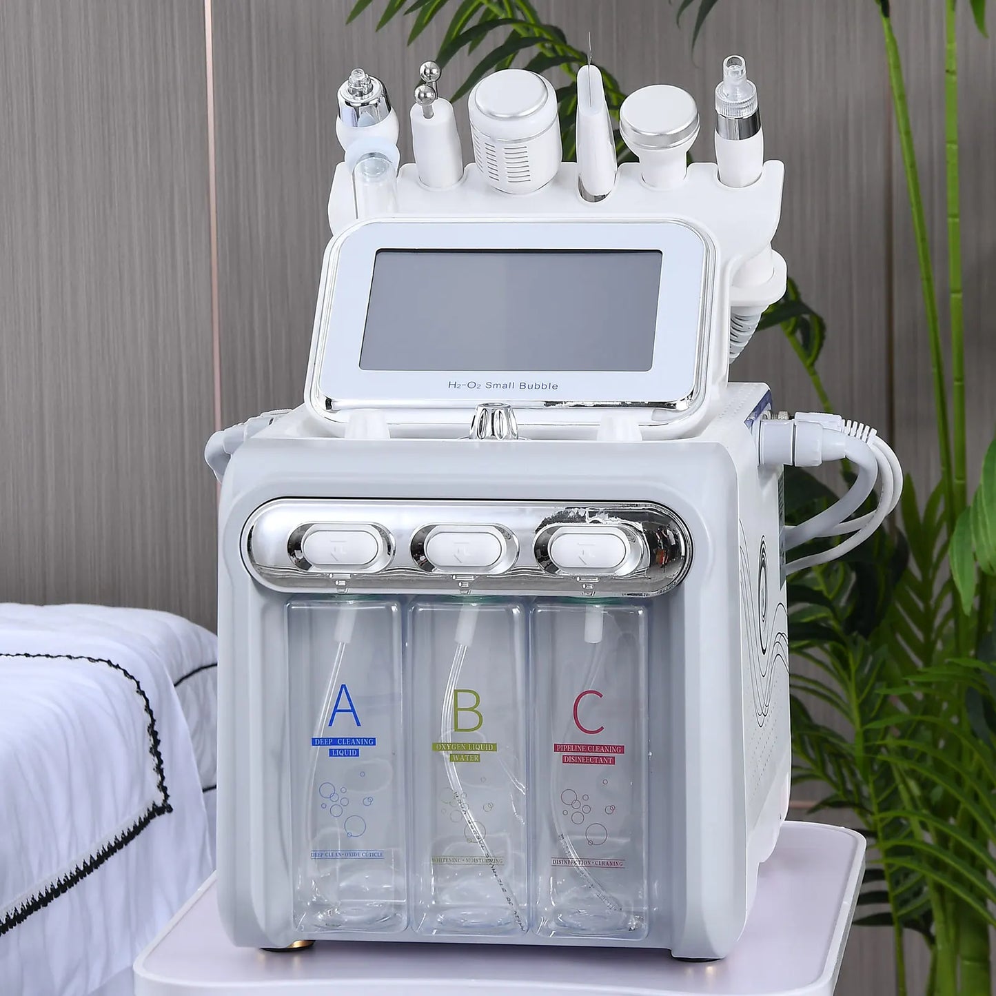 Professional Hydro Dermabrasion Machine – Skincare & Face Care Radiofrequency Facial Cleaning with Hydra Beauty Small Bubble Device
