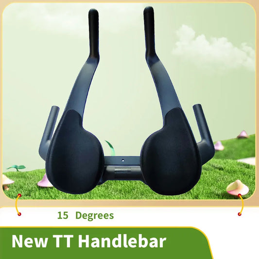 New Carbon Fiber Road Bicycle Rest TT Handlebar – Clip-On Aero Bars & Handlebar Extension for Triathlon & Time Trial Cycling