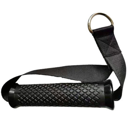 Multifunction Gym Resistance Band Handles — Anti-Slip Nylon Grip Puller for Fitness & Gantry Accessories
