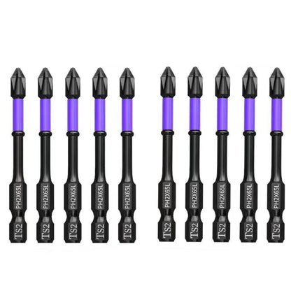 5–60PCS PH2 Magnetic Impact Driver Bit Set – Alloy Steel Cross Screwdriver Bits for Drill & Screw Driving Non-Slip Tool Kit