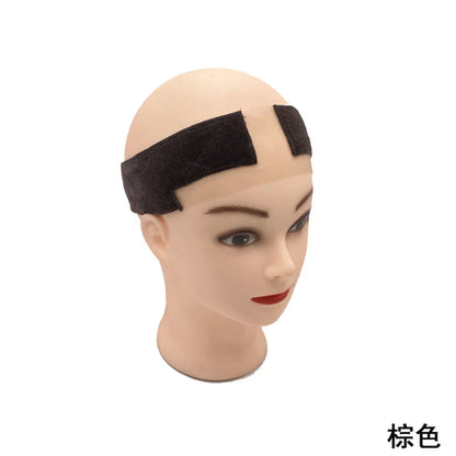 Lace Wig Grip Headband - Non-Slip Soft Velvet Women’s Wig Accessories, Adjustable Grip Scarf for Secure Fit