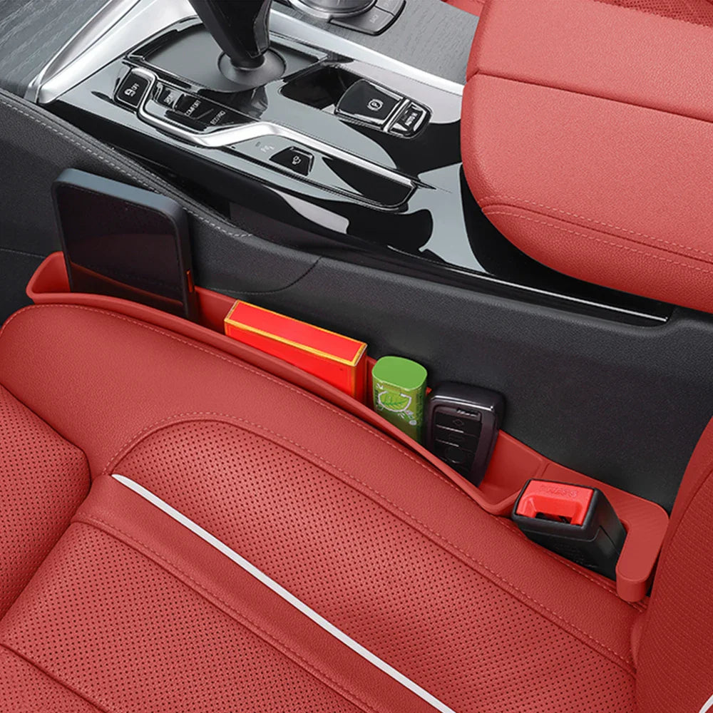 2024 New 2PCS Car Seat Gap Filler – Auto Storage Box to Prevent Phone Drops, Universal Car Accessories Tool Kit