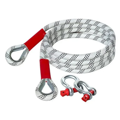 20T Car Towing Rope - Heavy Duty Off-Road Vehicle Recovery Strap, Wear Resistant Rescue Tow Line