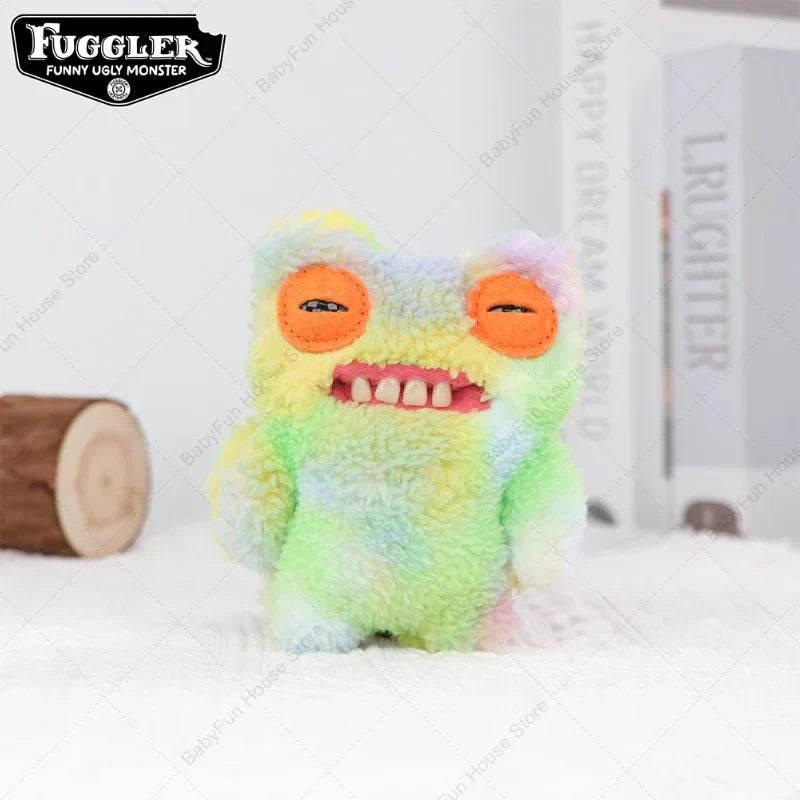 Original Fuggler Ugly Teeth Plush Keychain – Wide-Eyed Monster, Alien & Rabbit Peluche Pendant Toy