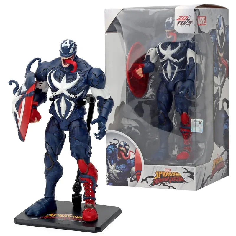 ZD 1/10 Marvel Legends Action Figures – Venom, Spider-Man, Iron Man, Thanos, Captain America, Black Panther Toy