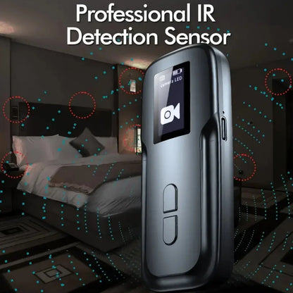 Hidden Camera & Spy Detector – RF/Bug Signal, IR Mode & Magnetic Field Scanning Device
