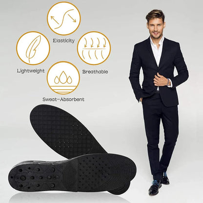 Height Increase Insoles with Air Cushion – Elevator Shoe Inserts for Men & Women, Adjustable 3-9cm Taller Footwear Lifts
