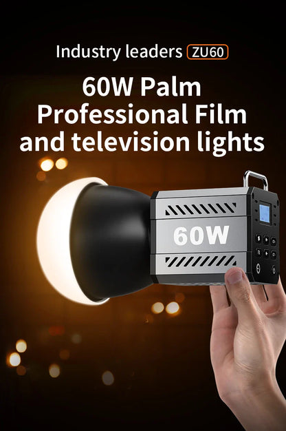 LED Fill Light Handheld COB Photography Light - Dual Color, Gentle Light for Outdoor Shooting, YouTube, TikTok, Vlog with Remote Rocker