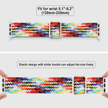 Braided Solo Loop for Apple Watch Ultra | Elastic Nylon Band | Fits 38mm-49mm | Compatible with iWatch Series 3-9 and SE