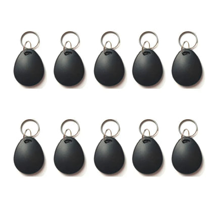5/10PCS Black RFID ID 125KHz EM4305 T5577 Waterproof Blank Key Ring Tags – Writable Rewritable Keyfob Cards
