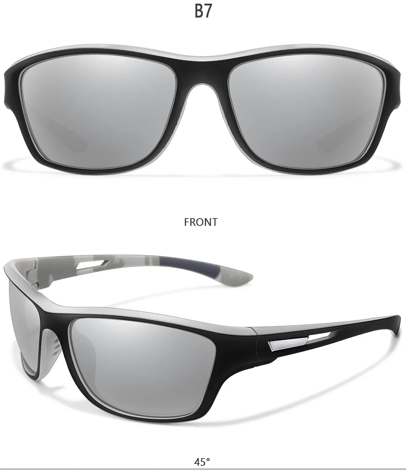 Men’s Polarized Sunglasses – TAC Lens UV400 Anti-Glare Eyewear for Fishing, Cycling & Driving