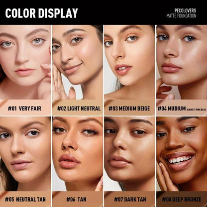 Full Coverage Concealer Foundation – Long-Lasting Waterproof Matte Finish for Natural Flawless Daily Makeup